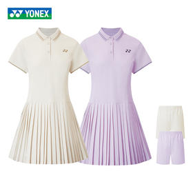 尤尼克斯 女款 训练系列 运动连衣裙 沙滩灰 2154125BCR