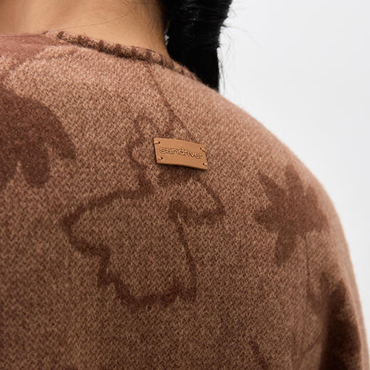 羊绒格桑花双面斗篷  SJF97W385N 商品图12