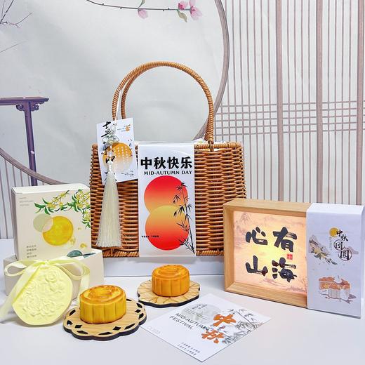  「🎑中秋送礼不踩雷 商务礼中秋节手提竹编伴手礼 中秋月饼礼盒套装 中秋福利礼物  ！高颜值竹编礼盒，低预算也能拿下满分心意💝」 商品图3