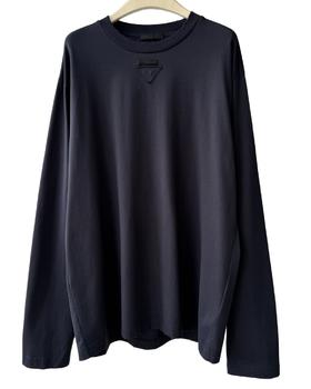 男款纯棉三角标长袖T恤020