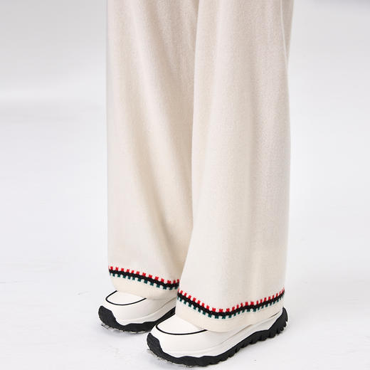 手工哈尼绣羊绒直筒裤  SJF97K241A 商品图7