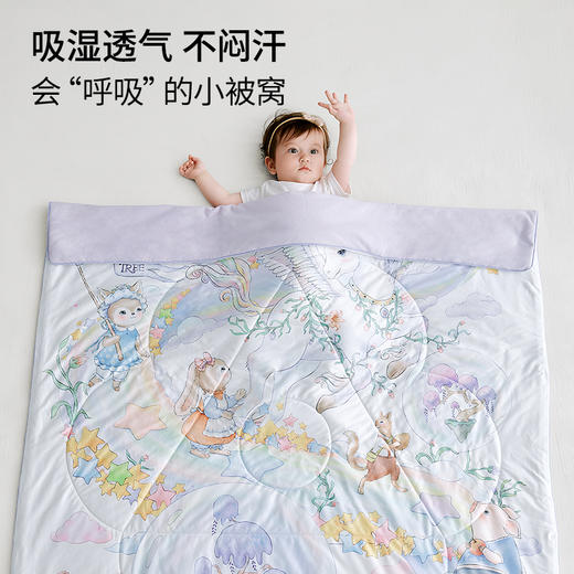 BUBBLE TREE婴儿四季被子儿童通用空调被新生宝宝盖被春秋夏幼儿园FX 商品图3