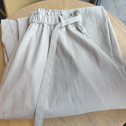 【YW】无忧购韩系运动风垂感百搭慵懒弯刀裤12585(截单后3-5天发货) 商品图5