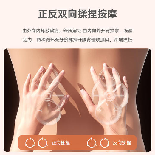攀高智能腰部按摩器Waist S5 浅灰色 商品图5