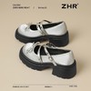 ZHR银色玛丽珍鞋2025新款法式小皮鞋甜酷厚底单鞋时尚百搭乐福鞋 商品缩略图0