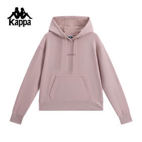 Kappa运动卫衣女2025新款秋季圆领套头衫刺绣针织上衣K0F82MT80