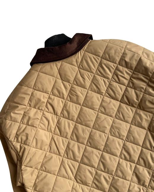 女款短款三角标菱格棉服020 商品图2