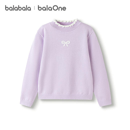 巴拉巴拉balaOne童装女童毛衫儿童2025新款冬毛衣甜美针织衫洋气 商品图4