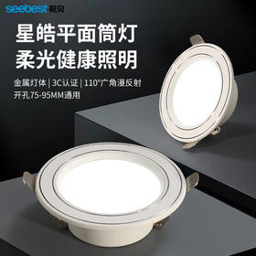 星皓系列-平面筒灯/嵌入式（100个/件）