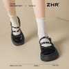 ZHR银色玛丽珍鞋2025新款法式小皮鞋甜酷厚底单鞋时尚百搭乐福鞋 商品缩略图6