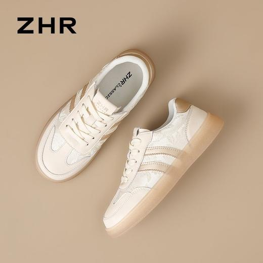 ZHR则则水晶底超软板鞋平底柔软小白鞋2025秋季百搭运动休闲鞋女 商品图6