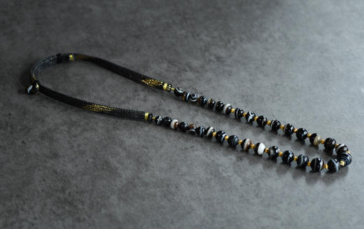 老缠丝玛瑙编绳项链 商品图2