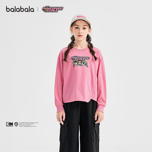 【飞天小女警IP商场同款】巴拉巴拉童装女长袖t恤儿童2025新款秋 商品图3