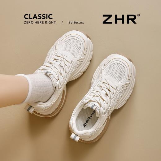 ZHR则则7cm厚底内增高老爹鞋春秋校园风透气运动休闲鞋高颜值女鞋 商品图8