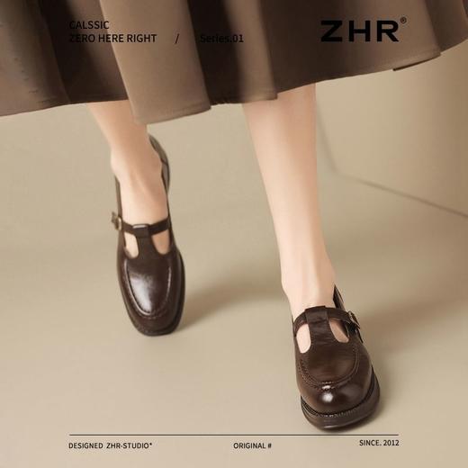 ZHR则则复古玛丽珍鞋女鞋2025新款英伦圆头小皮鞋法式乐福鞋单鞋 商品图8