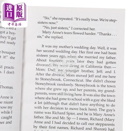 【中商原版】保姆俱乐部31 道恩邪恶的继妹 Dawns Wicked Stepsister The Baby-sitters Club #31 英文原版 Ann M Martin  商品图2