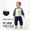 英氏儿童裤子秋冬保暖男宝屁屁裤小童外出防寒束脚裤加绒女宝裤子 商品缩略图3