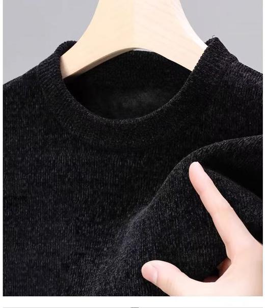 【孤品捡漏】G56男款雪尼尔加绒毛衣-喜出 商品图2