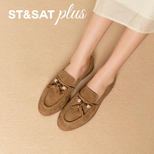 【万步系列】星期六英伦腔调复古流苏乐福SSD3111152 商品图5