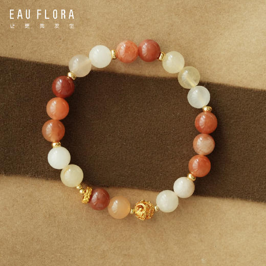 【如意】转运珠金丝玉手串 商品图1