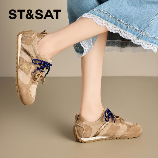 星期六舒适圆头复古百搭阿甘鞋SSD3112WM3 商品图6