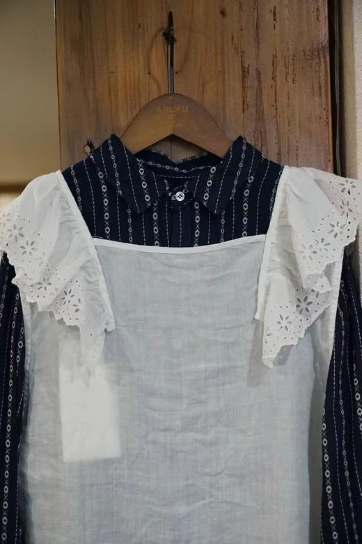 Gauze亚麻花边背心 商品图1