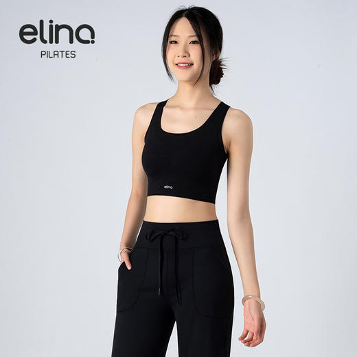 一恋普拉提2025秋运动套装运动休闲抽绳瑜伽阔腿裤运动健身瑜伽背心EMM017/MMK8003 商品图4