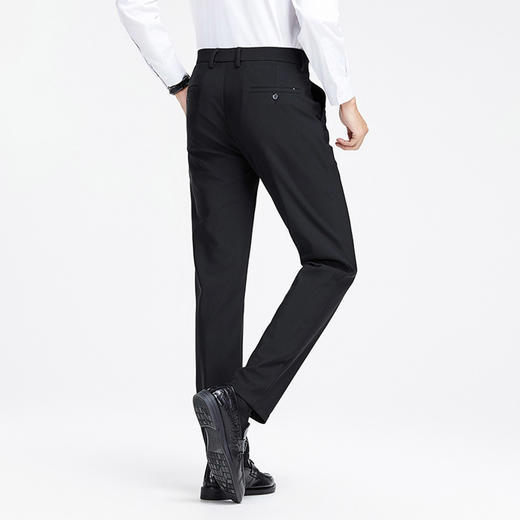 【加绒加厚】罗蒙秋冬男士加绒休闲裤直筒显瘦保暖舒适弹力裤时尚百搭通勤休闲西裤 商品图2