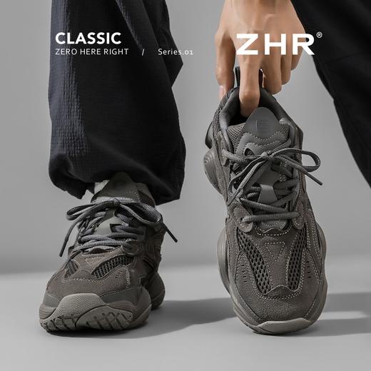 ZHR云朵厚底老爹鞋2025秋季新款男女同款百搭休闲透气网面运动鞋 商品图4