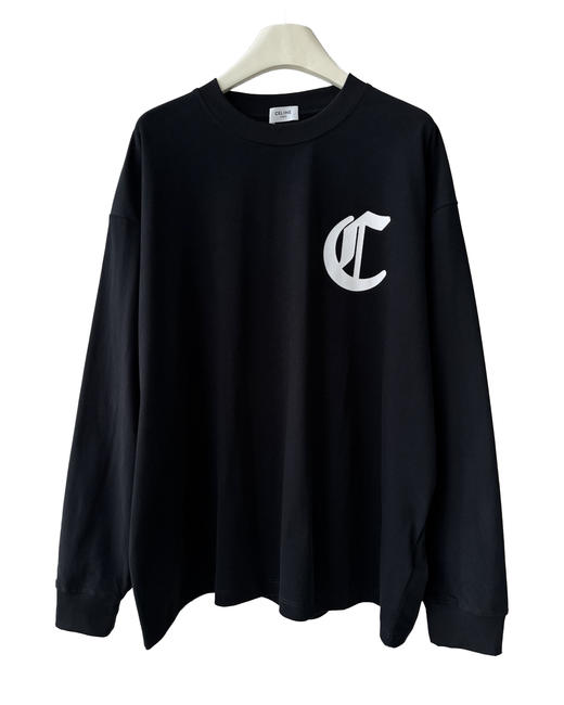 中性款纯棉印花长袖T恤008 商品图0