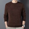 【孤品捡漏】（样衣）G70男款雪尼尔加绒咖色针织衫-喜出 商品缩略图0