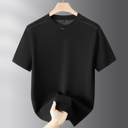 【DPF】大依优型大码男装短袖毛衣潮加肥加大码圆领针织短袖打底衫短袖打底衫 商品图10