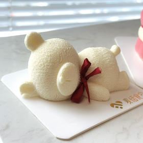 七夕小熊（约12点半做好）红茶慕斯，焦糖饼干夹心）