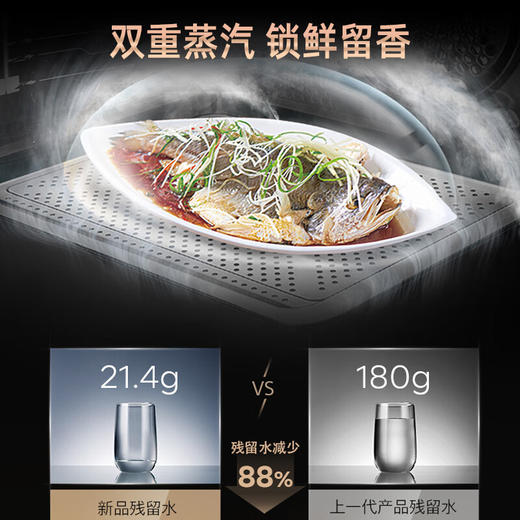 西门子（SIEMENS）【全新上市】曜石玫瑰金700M家用嵌入式微蒸烤一体机58L大容量 多功能六合一 CP1K7R2T3W 商品图6