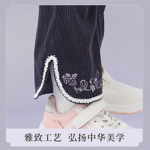 笛莎Deesha观山见女童裤子2025秋女童裤子 商品图2