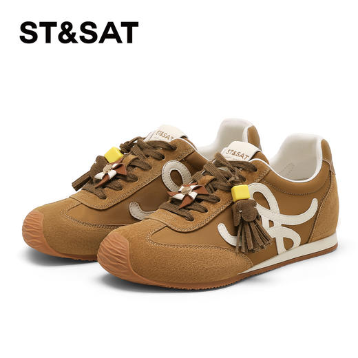 【内增高4CM】星期六文艺撞色舒适百搭阿甘鞋SSD3112C5Q 商品图10