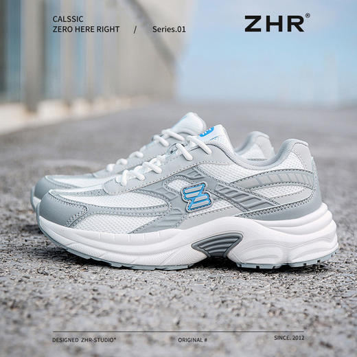 ZHR则则网面透气慢跑老爹鞋2025春季新款百搭校园风运动休闲鞋女 商品图8