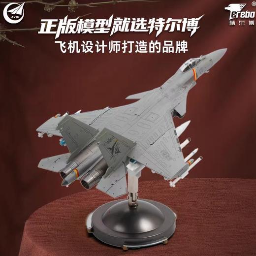【长春航展、九三阅兵纪念品-新品重磅】特尔博-阅兵系列-歼15T战斗机飞机模型合金战机航模歼-15T J15 商品图2