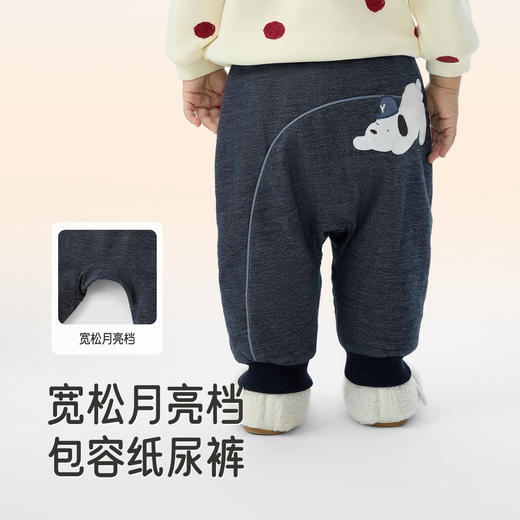 英氏儿童裤子秋冬保暖男宝屁屁裤户外冬季防寒女宝裤子加厚棉裤 商品图1