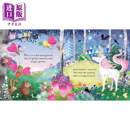 预售 【中商原版】闪闪触摸书 独角兽 Sparkly Touchy-Feely Unicorn 英文原版 儿童纸板书绘本 感觉知觉学习 图画故事 进口童书 商品图1