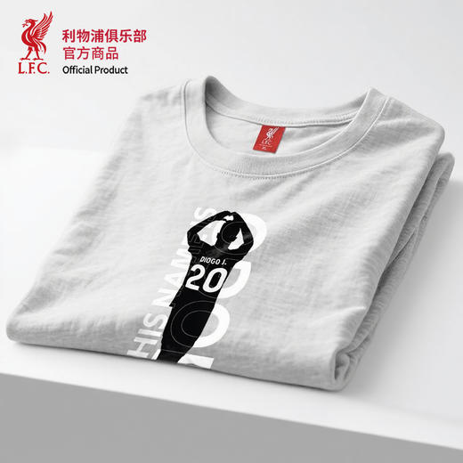 【官网同款】利物浦俱乐部 | 若塔灰色纪念T恤慈善款圆领短袖 商品图1