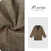 A008潘依绣丁丁宠粉【意式风范】羊驼毛绵羊毛复古格纹V领西装外套ZXA081 商品缩略图0