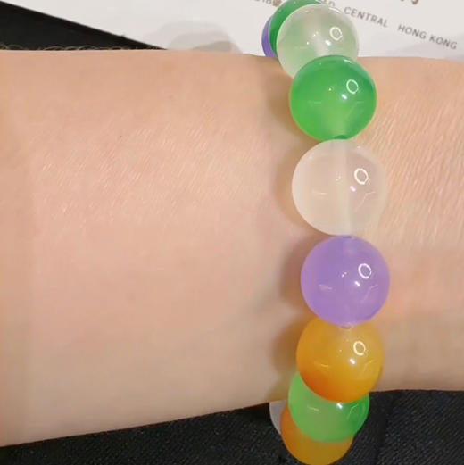 GAONAS 非金属玻璃手链多宝玲珑时尚贵气新中式多彩手链11605SG 商品图4