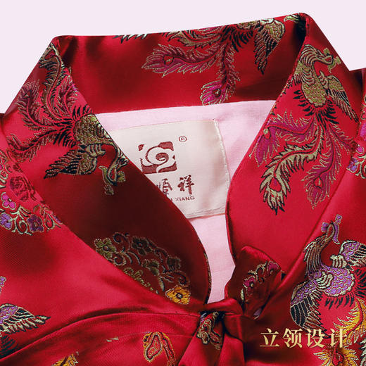 天禄系列-彩凤献福（深咖、绛紫、深红色） 商品图11