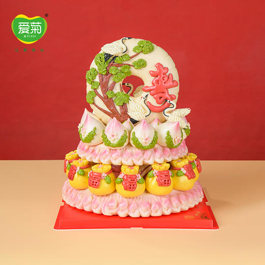 【爱菊花馍】松鹤延年 商品图0