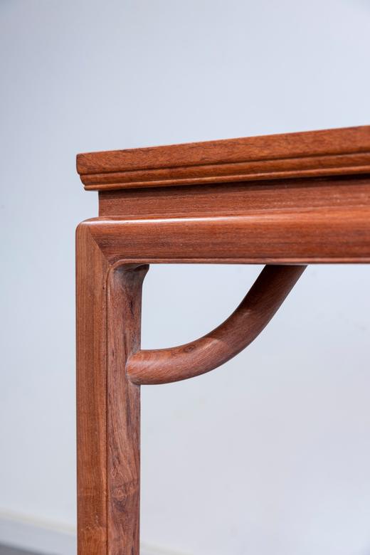 红桥红  家具严选  缅甸花梨(大果紫檀）  【60 马蹄腿霸王枨 小方桌 】 商品图2