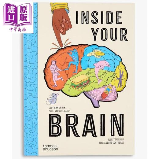 【中商原版】大脑深处 揭示大脑运作的十大发现 Inside Your Brain 英文原版 儿童知识绘本 少儿科普百科图画书 进口童书 精装 商品图1