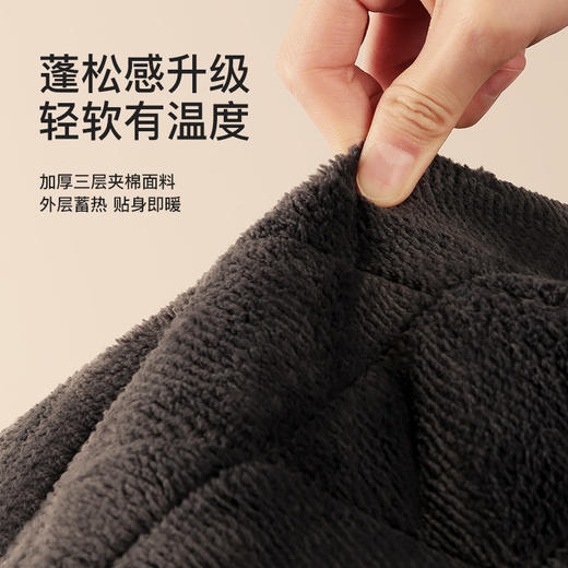 反季特价爱帝男士冬季三层夹棉家居服套装 商品图4