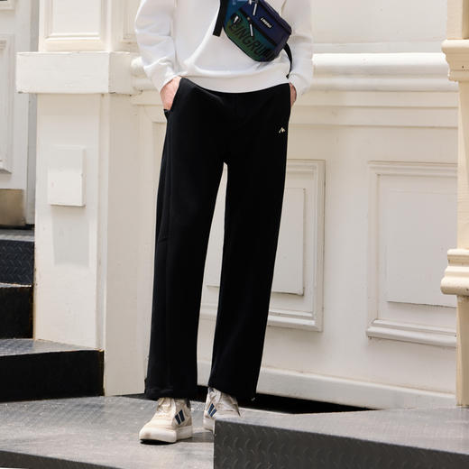 半身缘男裤 秋季宽松针织空气层面料卫裤休闲裤253201P17730070 商品图0