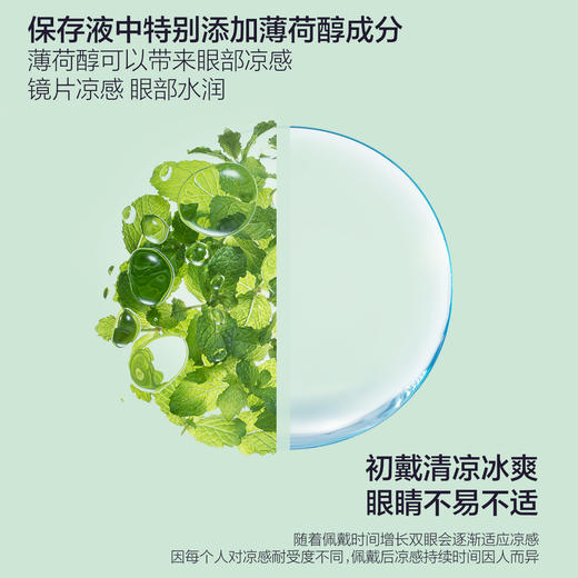 【冰爽透明片足量】COFANCY可糖薄荷片隐形眼镜日抛30片水凝胶近视镜水润凉感透明【下单即赠美瞳佩戴器】 商品图3